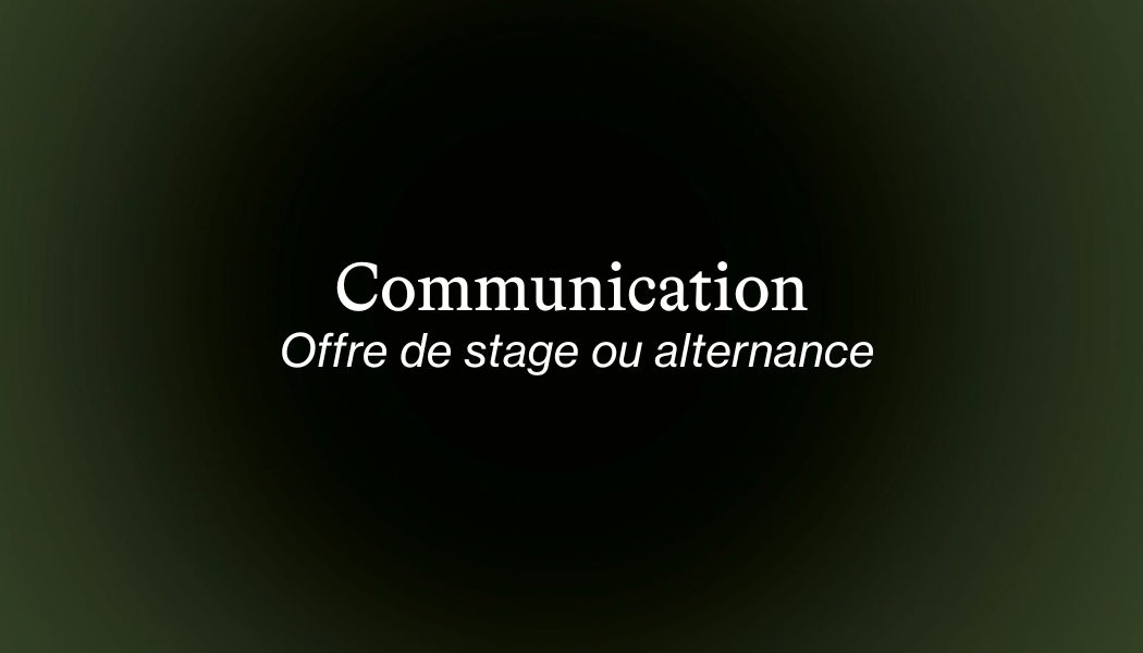 Communication - Stage ou Alternance