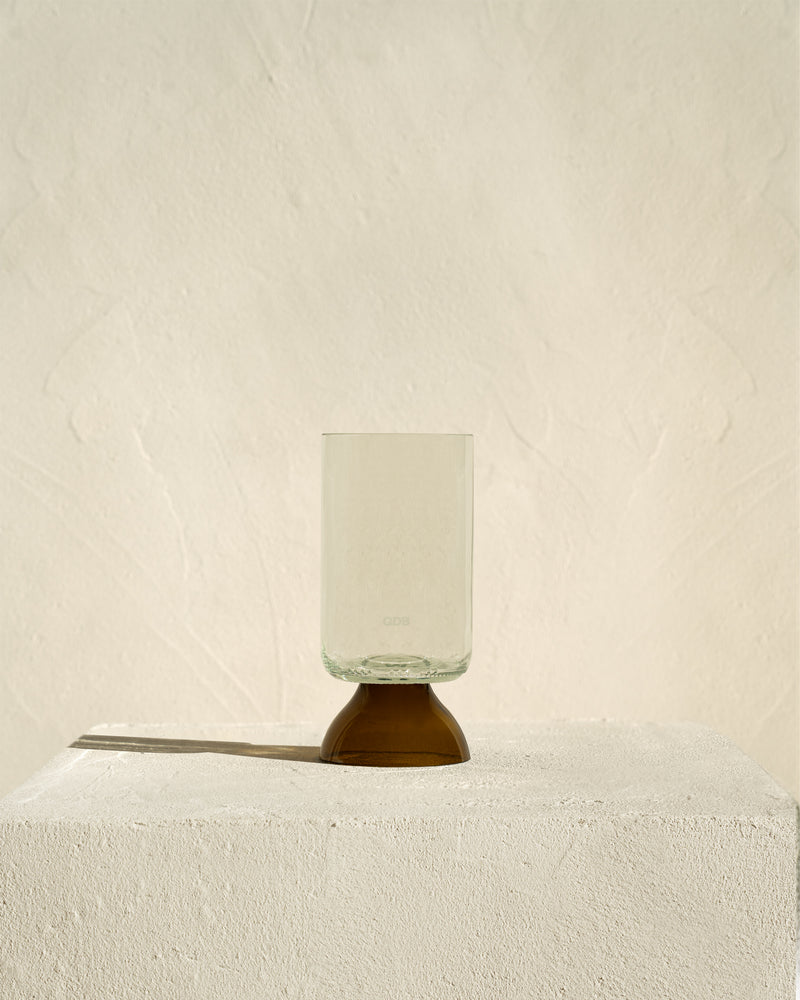 Verres à pied - Blanc/Cannelle