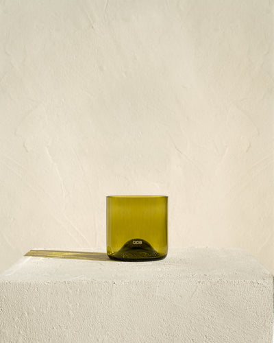 Verres short drink - Feuille morte